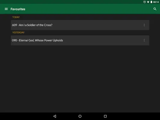 SDA Hymnal android App screenshot 0