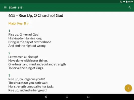 SDA Hymnal android App screenshot 2