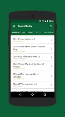 SDA Hymnal android App screenshot 5